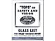Ford Glass List