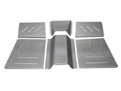 Ford And Mercury Front Floor Pan Kit With Toe Boards, Universal For Stock Firewall, 1941-1948