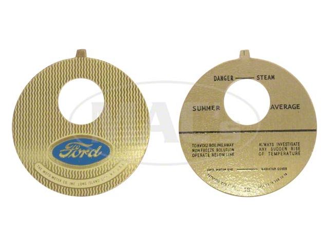 Ford Model A Moto Meter Face Plates, Ford Script