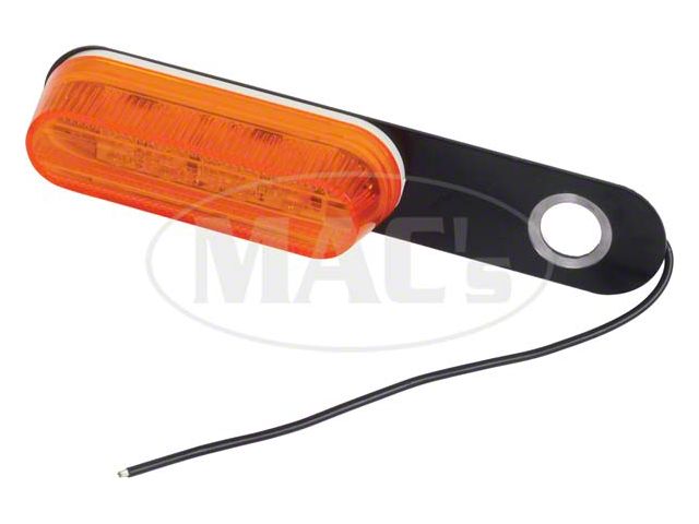 Turn Signal, 6-Volt, Positive Ground, Amber Lens