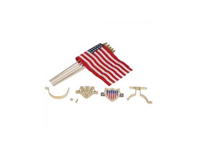 Ford Model T Flag Set, Gold, 5 Flags