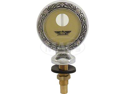 Ford Model T Moto Meter, Junior Size, Chrome, Wreath Rim