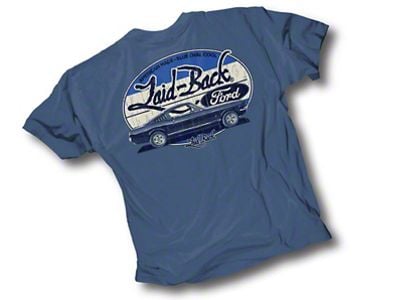 Ford Mustang American Made Blue Oval Cool T-Shirt, Blue