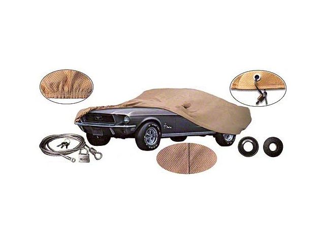 Ford Mustang Car Cover - Technalon 2 - Gray - Fastback