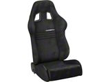 Corbeau A4 Seats, Black Microsuede (64-73 Mustang)