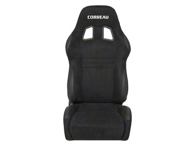 Corbeau A4 Seats, Black Microsuede