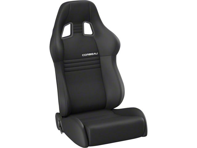 Corbeau A4 Wide Seats, Black Cloth