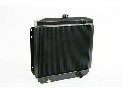 Ford Mustang Direct Fittm Aluminum Radiator For Manual Transmission,1967-1970
