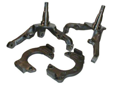 Ford Mustang Stock Height Disc Brake Spindle Set, 1968-1969