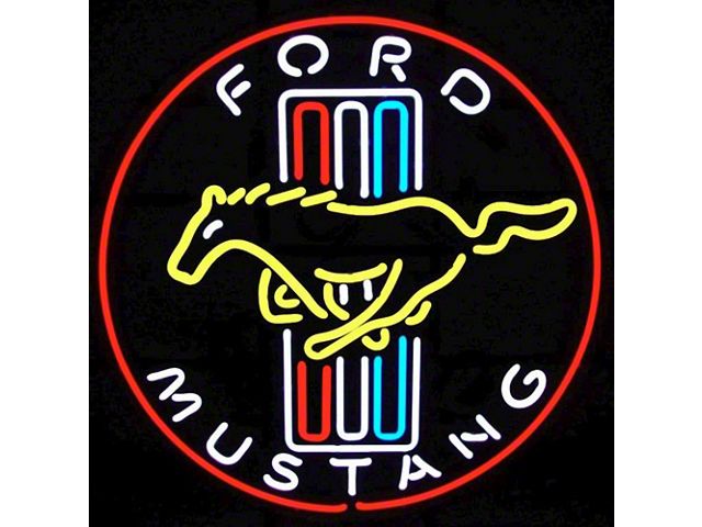 Ford Neon Sign, Ford Mustang Design