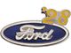 Ford Oval Hat Pin with '28