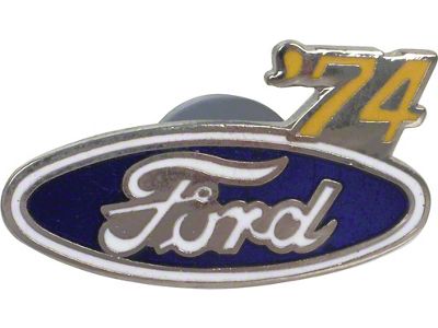 Ford Oval Hat Pin with '74