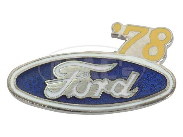 Ford Oval Hat Pin with '78