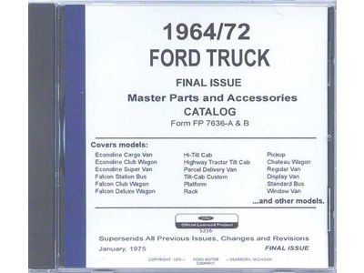 Ford Parts Text and Illustrations on CD
