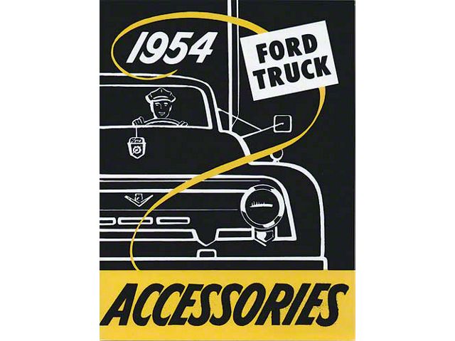 1954 Ford Truck Color Accessory Brochure
