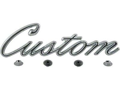 Bed Side Custom Nameplate/ With Clips/ 70-72 Pickup