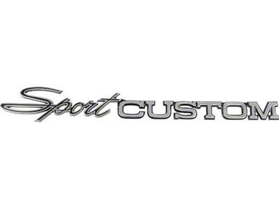Bed Side Sport Custom Emblem/ With Clips/ Pickup
