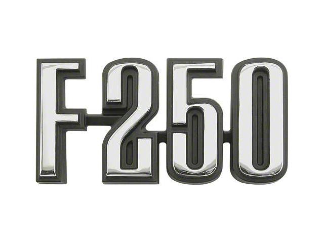 Ford Pickup Truck Bed Side Nameplate - F250
