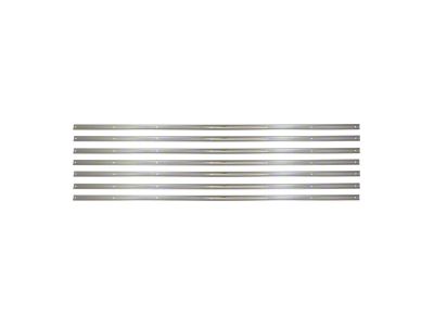 Ford Pickup Truck Bed Strip Set - Polished Stainless Steel - 7 Pieces - For Short, 6 1/2' Bed With Square-Punched Holes