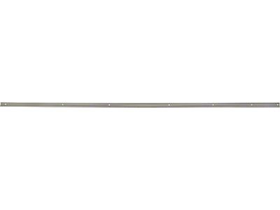 Ford Pickup Truck Bed Strip Set - Unpolished Stainless Steel - Long, 8' Bed With Square-Punched Holes