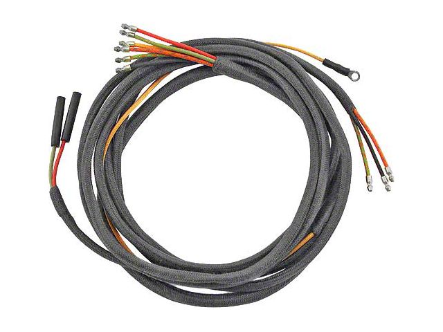 Ford Pickup Truck Body Wiring Harness - Braided Wire - 12 Terminal - 141 Long - With Turn Signals