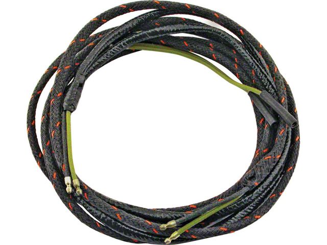 Ford Pickup Truck Dash to Tail Light Extension Wire Harness - Without Turn Signals - Braided Wire Type