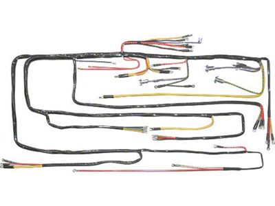 Ford Pickup Truck Dash Wiring Harness - Amp Gauge Loop - 6 Cylinder