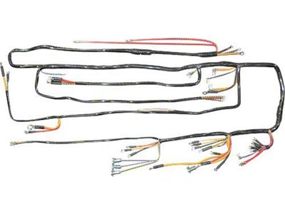 Ford Pickup Truck Dash Wiring Harness - Amp Gauge Loop - V8