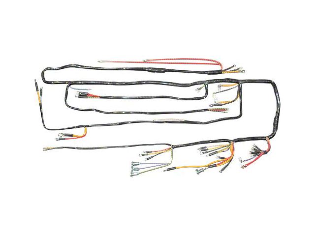 Ford Pickup Truck Dash Wiring Harness - Amp Gauge Loop - V8