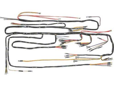 Ford Pickup Truck Dash Wiring Harness - Amp Gauge Loop - V8