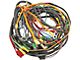 Ford Pickup Truck Dash Wiring Harness - Molded Ends - Use With 50 Amp Alternator - V8