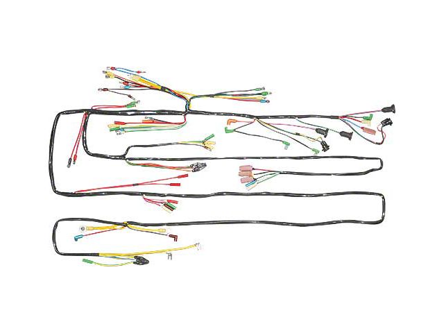 Ford Pickup Truck Dash Wiring Harness - Use With 30, 40 Or 60 Amp Generator - 6 & 8 Cylinder