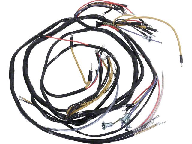 Ford Pickup Truck Dash Wiring Harness - V8 - F7 & F8 Conventional Cab