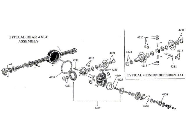 Center Section Bearing & Race