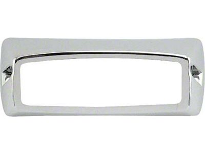 Ford Pickup Truck Dome Light Bezel - Chrome Plated Plastic - F100 Thru F350