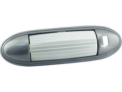 Dome Light Body With Lens - Gray Painted Body - F100 Thru F350 (53-56 F-100; 53-56 F-250; 53-56 F-350)