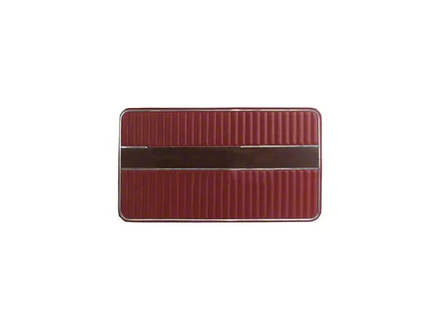 Ford Pickup Truck Door Trim Panels - Red Vinyl - Ford F100 & Ford F250 Ranger