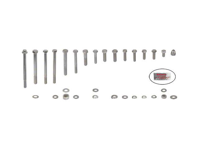 Ford Pickup Truck Engine Hardware Kit - Original Style - Stainless Steel - 239 OHV, 272 & 292 V8