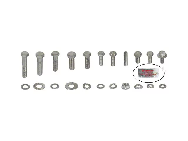 Engine Hardware Kit/ Stainless/ 49-53 Flathead V-8