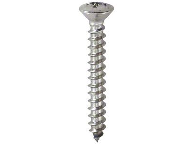 Ford Pickup Truck Garnish Moulding Screw Set - 6 Pieces - Stainless Steel