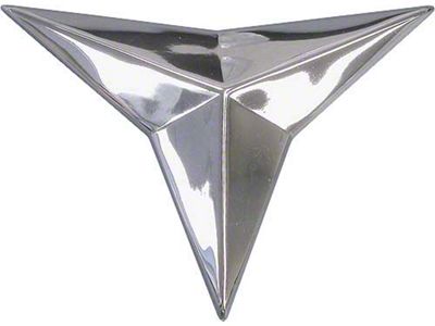 Ford Pickup Truck Grille Emblem - 3 Point Star - 6 Cylinder