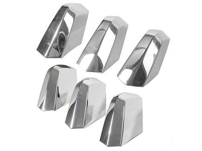 Ford Pickup Truck Grille Teeth Set - Chrome - Originally OnDeluxe Models - 6 Pieces