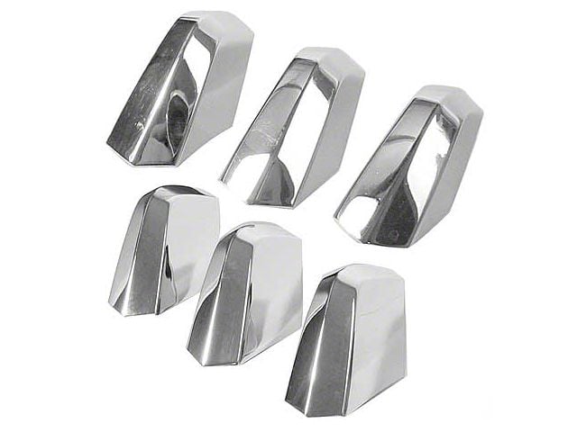 Ford Pickup Truck Grille Teeth Set - Chrome - Originally OnDeluxe Models - 6 Pieces