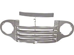 Grille/ Black Edp Coated/ Without Grille Bar Holes (1948 F1; 1948 F2; 1948 F3; 1948-1950 F4)