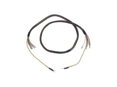 Ford Pickup Truck Headlight Wiring - Braided Wire - 10 Terminals - With Turn Signal Wire & Horn Wires