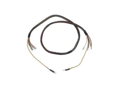 Ford Pickup Truck Headlight Wiring - Braided Wire - 10 Terminals - With Turn Signal Wire & Horn Wires