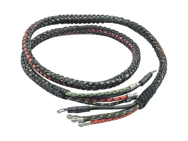 Ford Pickup Truck Headlight Wiring - Braided Wire - 8 Terminals