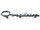 Ford Pickup Truck Hood Nameplate - Overdrive Script - For The Front Of The Hood - Chrome - F100 Thru F350
