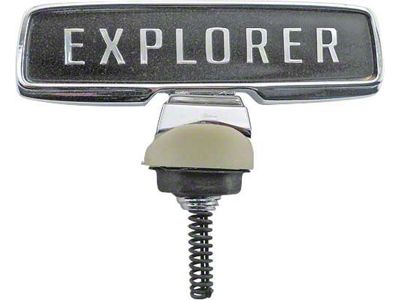 Hood Ornament- Explorer/ Black Background