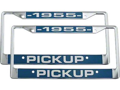 Ford Pickup Truck License Plate Frames - 1955 Pickup